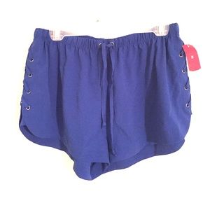 Royal blue shorts